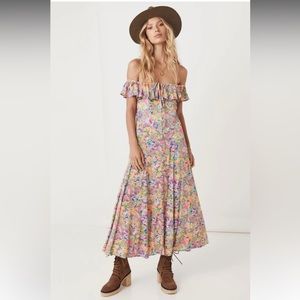 Spell Dolly Off Shoulder Sundress in popsicle